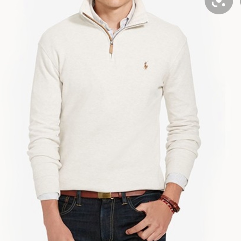 Polo Ralph Lauren Cream Quarter Zip